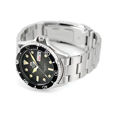 Pre-owned Orient Sports Rn-aa0810n Black Automatic Mechanical Diver 200m Men Watch Japan