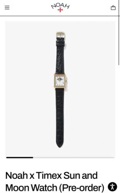 Pre-owned Timex Noah X  Sun And Moon Watch Presale - Confirmed Order/ December 2024