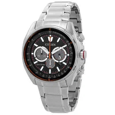 Pre-owned Citizen Chronograph Eco-drive Black Dial Men's Watch Ca4561-89e