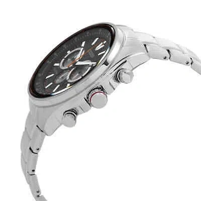 Pre-owned Citizen Chronograph Eco-drive Black Dial Men's Watch Ca4561-89e