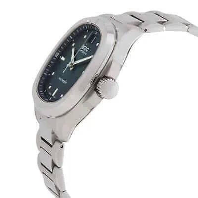 Pre-owned Mido Multifort Tv Big Date Automatic Green Dial Men's Watch M0495261109100