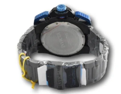 Pre-owned Invicta Sea Hunter Men's 57mm Large Anatomic Black Swiss Chronograph Watch 35011