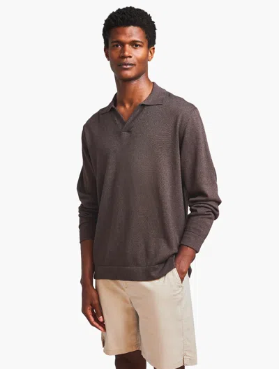 Frescobol Carioca Aurelio Knit In Dark Oak