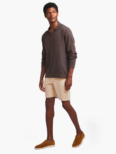 Frescobol Carioca Aurelio Knit In Dark Oak