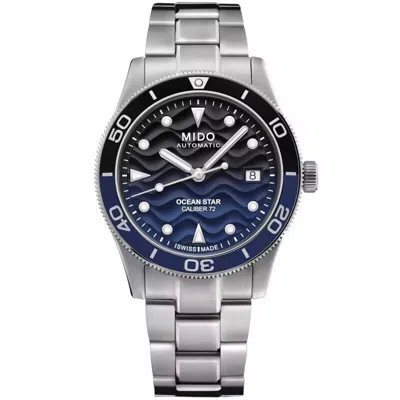 Pre-owned Mido Ocean Star 39mm Blue Gradient Dial Men's Watch M026.907.11.041.00