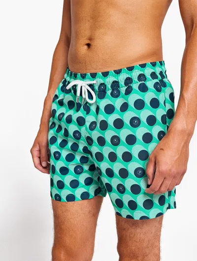 Frescobol Carioca Bola De Frescobol Sport Swim Shorts In Spring Green & Navy
