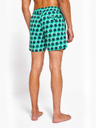 Frescobol Carioca Bola De Frescobol Sport Swim Shorts In Spring Green & Navy