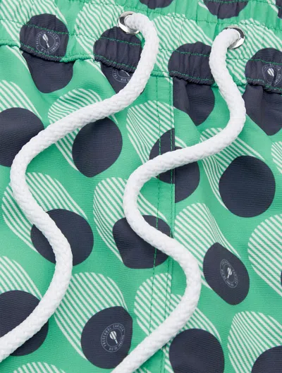 Frescobol Carioca Bola De Frescobol Sport Swim Shorts In Spring Green & Navy