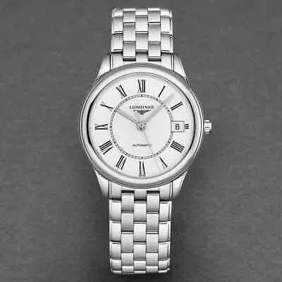 Pre-owned Longines Flagship Automatic Matte White Dial Unisex Watch L4.774.4.21.6