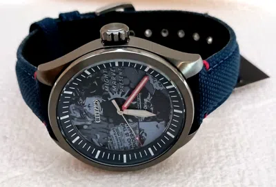 Pre-owned Citizen Eco-drive Aw2037-04w Marvel Presents Spider-man Dial Watch