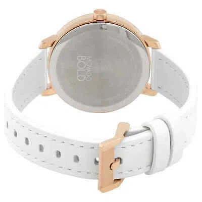 Pre-owned Movado Bold Evolution Quartz Rose Gold Dial Ladies Watch 3600891