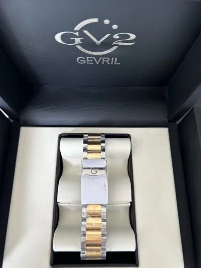 Pre-owned Gv2 $2895  - Liguria Diver - Two-tone 42mm Stainless Steel Auto Swiss Watch 42253