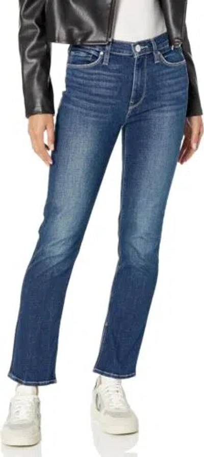 Pre-owned Hudson Women's Nico Mid Rise Straight Ankle Jean In Mission