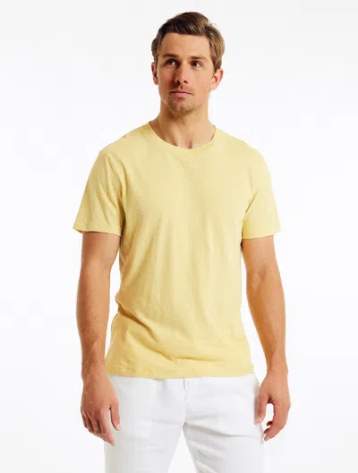 Frescobol Carioca Lucio T-shirt In Golden Sun