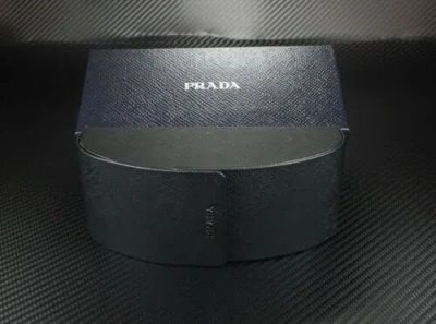 Pre-owned Prada Pr A22s 19t175 Transparent Azure Grey Men's 56 Mm Sunglasses