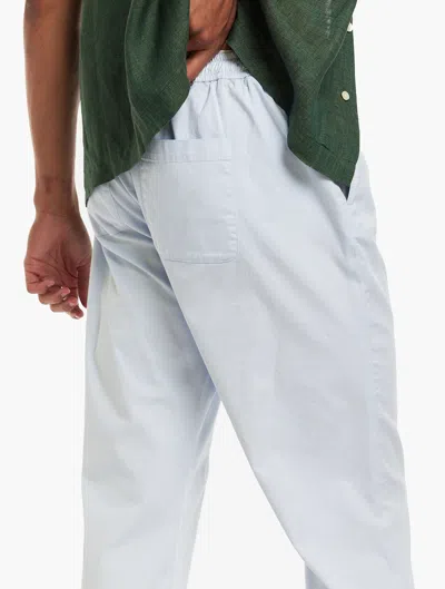 Frescobol Carioca Mendes Cotton Trousers In Halogen Grey
