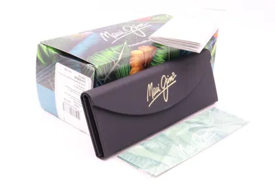 Pre-owned Maui Jim Alenuihaha Hawaii Lava Burgundy Polarized Sunglasses Rm839-07c $279 In Red