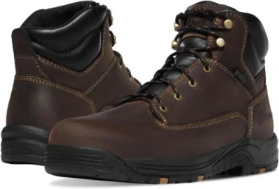 Pre-owned Danner Caliper 6" Waterproof Work Boots For Men - Full-grain Leather With... In Brown
