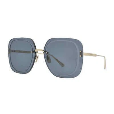 Pre-owned Dior Ultra Blue Square Ladies Sunglasses Cd40031u 10v 65 Cd40031u 10v 65