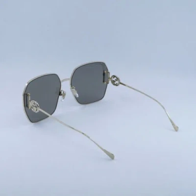 Pre-owned Gucci Gg1207sa 005 Gold/brown 64-16-140 Sunglasses Authentic