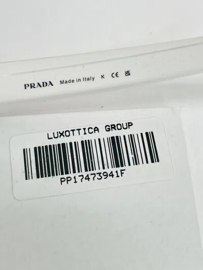 Pre-owned Prada 04w Linea Rossa Impavid Sport Sunglasses White Pilot Wrap Unisex Ps04ws In Gray