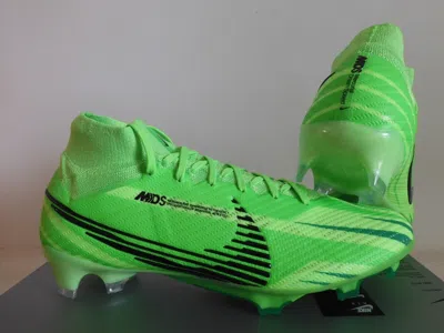 Pre-owned Nike Zoom Mercurial Superfly 9 Mds Elite Fg Green Strike Sz 9 [fj7186-300]
