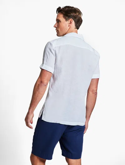 Shop Frescobol Carioca Row Thomas Shirt In White