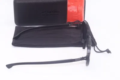 Pre-owned Ic! Berlin Ic Berlin Model Edison Ecoblack Gunmetal Authentic Frames Sunglasses 47-23 In Gray