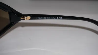 Pre-owned Tom Ford Sunglasses Ski Shield Black Bronze Mirror Ft1121/s 01g 00 00 120 In Brown