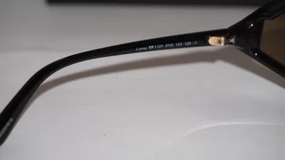 Pre-owned Tom Ford Sunglasses Ski Shield Black Bronze Mirror Ft1121/s 01g 00 00 120 In Brown