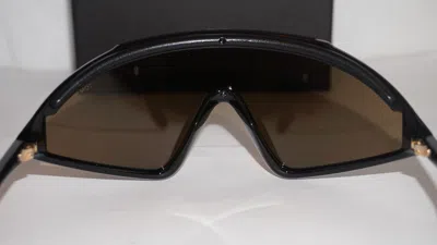 Pre-owned Tom Ford Sunglasses Ski Shield Black Bronze Mirror Ft1121/s 01g 00 00 120 In Brown