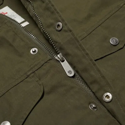 Pre-owned Fjall Raven Fjallraven Greenland Canvas Jacket G-1000 Eco 87202 Xl Men Coat Deep Forest