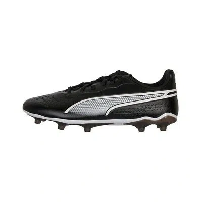 Pre-owned Puma Shoes Football Men  King Match Fgag M 10757001 Black