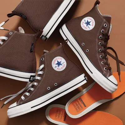 Pre-owned Converse 386-9402 Porter Smoky ×  All Star Brown