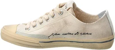 Pre-owned Golden Goose V Star Leather Sneaker In White