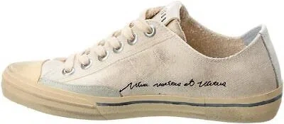 Pre-owned Golden Goose V Star Leather Sneaker In White