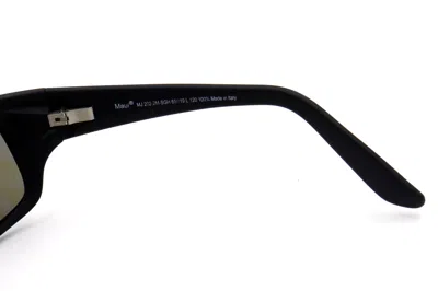 Pre-owned Maui Jim Peahi Black Matte Rubber Polarized Blue Hawaii Sunglasses B202-2m