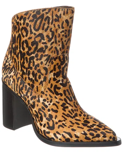 Schutz Misty Leather Bootie In Multi