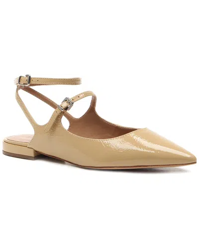 Vicenza Burnie Patent Ankle Wrap In Beige