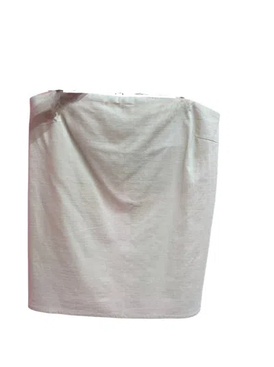 Le Lis Full Length Tube Top In Cream In White