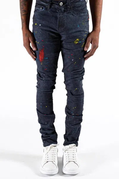 Serenede Men's Ether Nodes Jeans In Navy In Blue