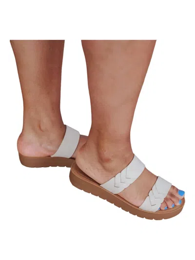 Fortune Dynamic Follow Me Sandals In White In White