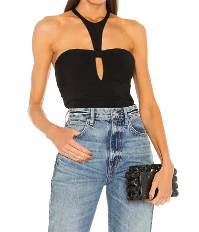 Ronny Kobo Mabel Top In Black In Black