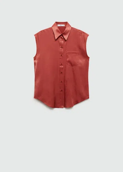 Mango Shirt Red In Red
