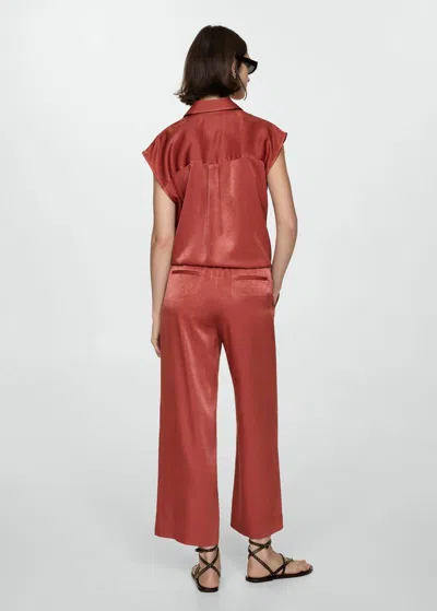 Mango Shirt Red In Red