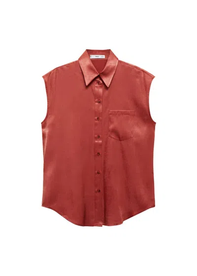 Mango Shirt Red In Red