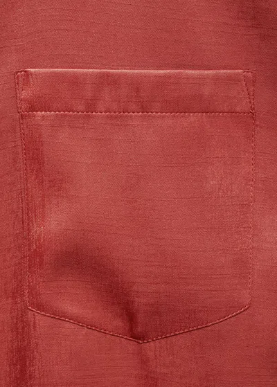 Mango Shirt Red In Red