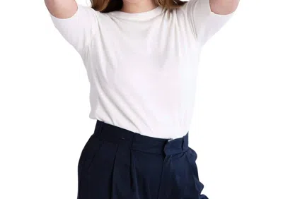 MERSEA COURTSIDE SWEATER IN WHITE 