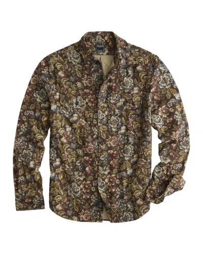 Todd Snyder Collared Linen-blend Shirt In Brown