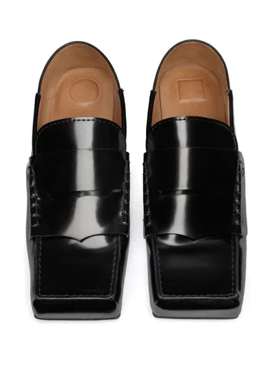 Jacquemus Les Mocassins Carre Shoes In Black